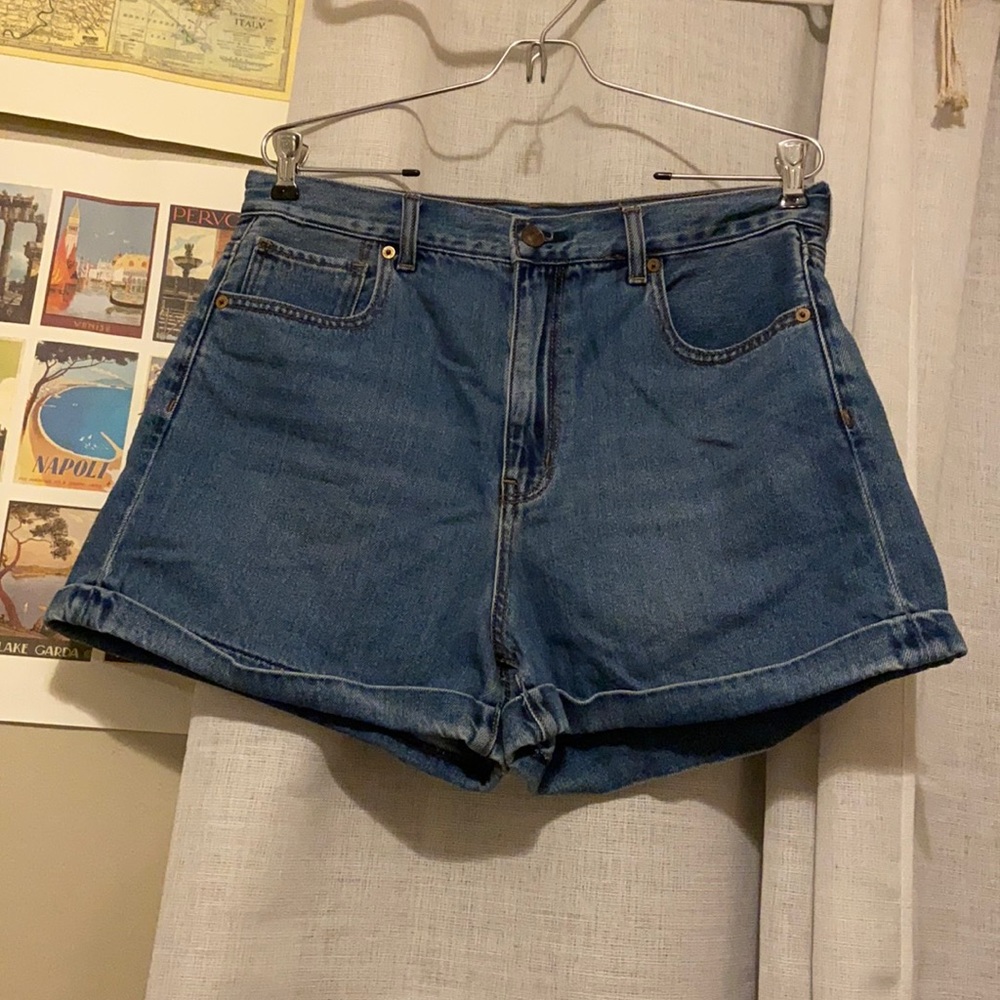 Hi-rise Mom Denim Short